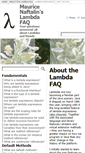 Mobile Screenshot of lambdafaq.org